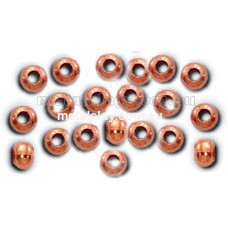 Copper Beads Smooth Rondell 4mm